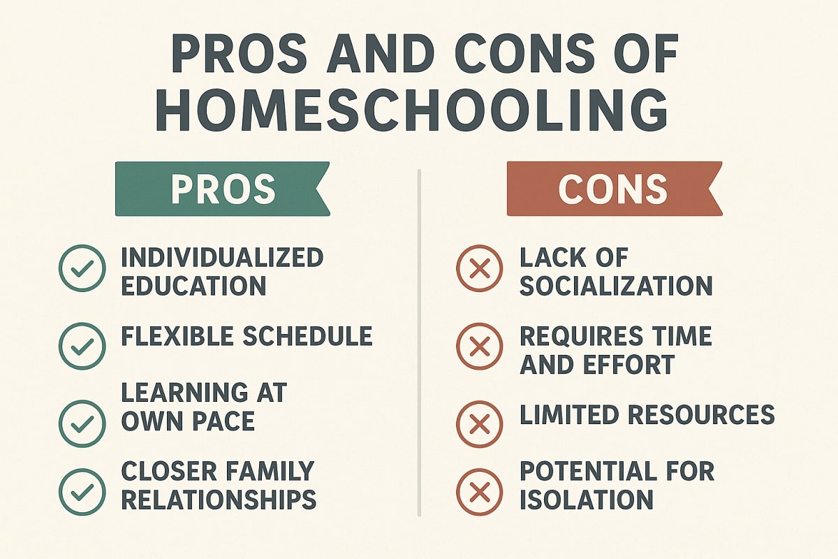 Pros and Cons of Homeschooling