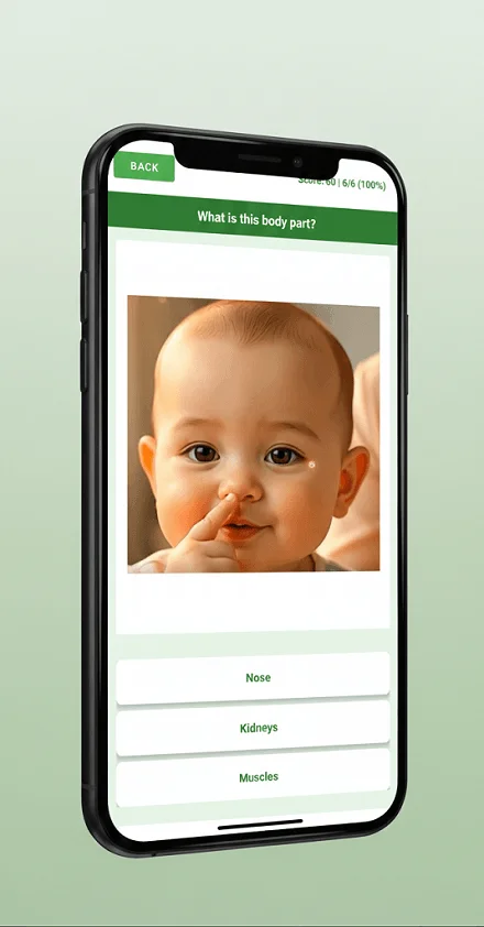Body Parts Games: Identify game