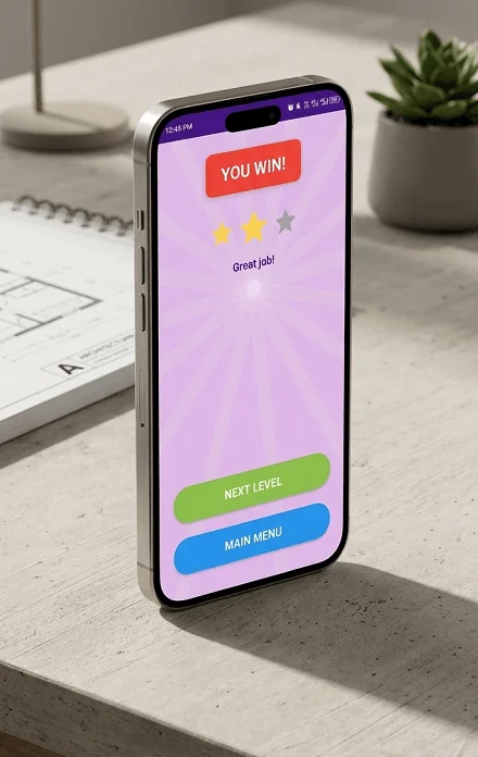 Tug of War: win celebration screen